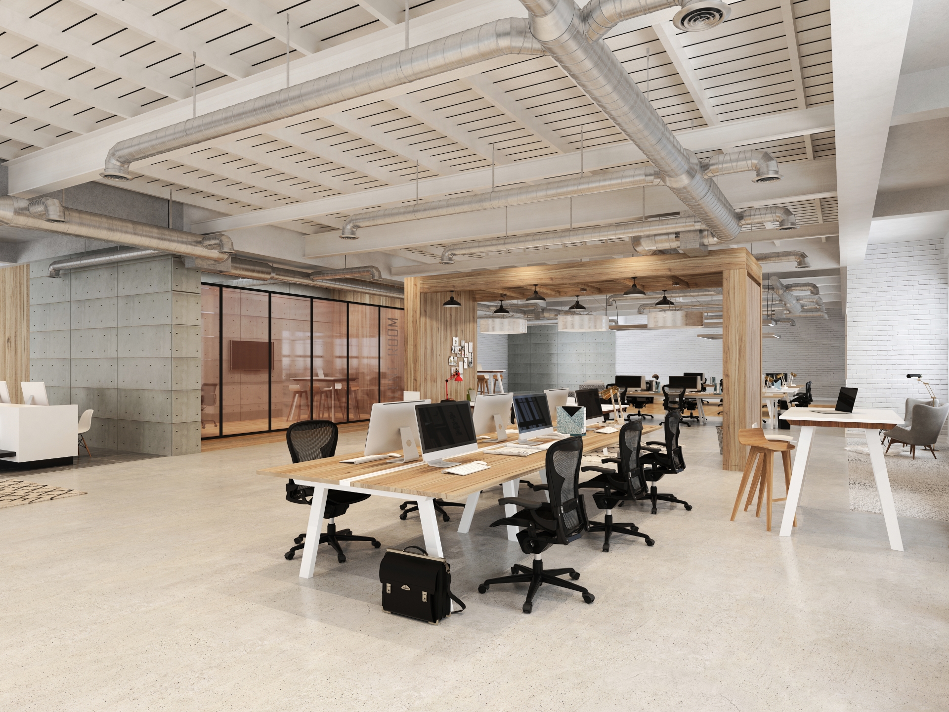 間仕切りのないオフィス(オフィスランドスケープ)に折戸を活用して改善できる3つのこと