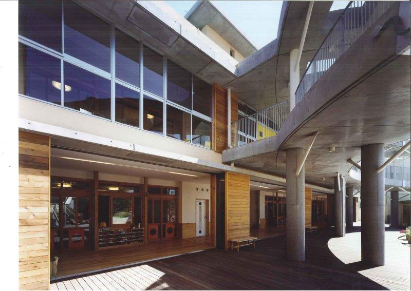 高槻双葉幼稚園園舎｜内外をつなぐ「もうひとつの部屋」として活用